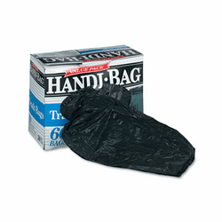 WBIHAB6T60 Super Value Pack Trash Bags, 30 gallon, .69 mil, 36 x 29.5, Black, 60/Box By WEBSTER INDUSTRIES