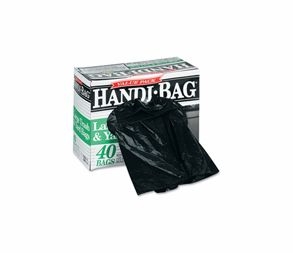 WBIHAB6TL40 Super Value Pack Trash Bags, 33 gallon, .7 mil, 32.5 x 40, Black, 40/Box By WEBSTER INDUSTRIES