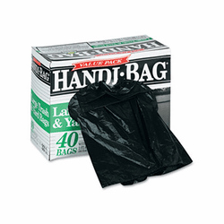 WBIHAB6TL40 Super Value Pack Trash Bags, 33 gallon, .7 mil, 32.5 x 40, Black, 40/Box By WEBSTER INDUSTRIES