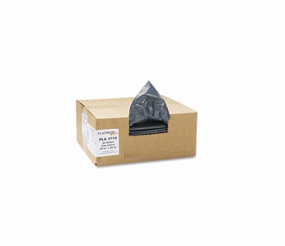 WBIPLA3770 Can Liner, Super Hexene Resin 30 gal, 1.35 mil, 30 x 36,100/Carton By WEBSTER INDUSTRIES