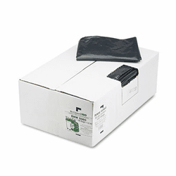WBIRNW6060 Recycled Can Liners, 55-60 gal, 1.65 mil, 38 x 58, Black, 100/Carton By WEBSTER INDUSTRIES