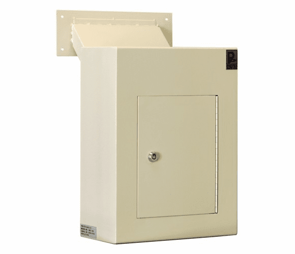 WDC-160 Wall Drop Box with Adjustable Chute By Protex Safe Company