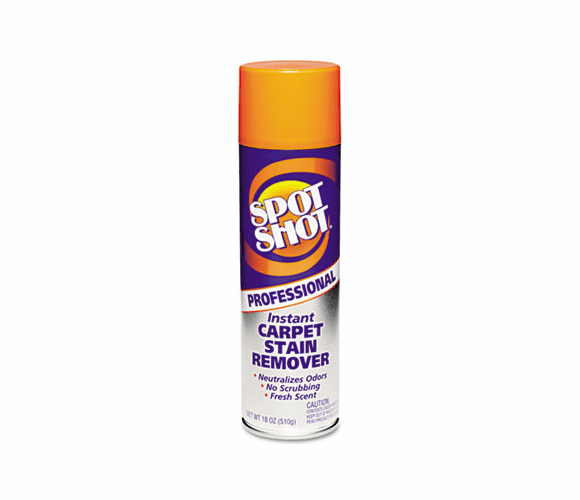 WDF009989 Spot Shot Pro. Instant Carpet Stain Remover, Light Scent,18oz.Spray Can, 12/CT By WD-40