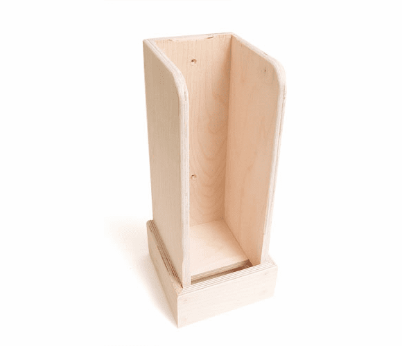 WH-1 1- Slot Wooden Coaster Holder (Holds Up To 15 Coaster) By LRS