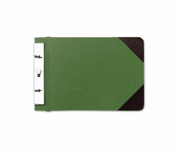 WLJ27805 Canvas Sectional Post Binder, 5-1/2 x 8-1/2, 2-3/4 Center, Green By WILSON JONES CO.