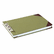 WLJ27831 Canvas Sectional Post Binder, 8-1/2 x 14, 2-3/4 Center, Green By WILSON JONES CO.