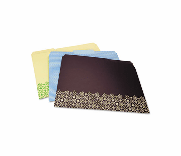 WLJ31803 Decorative Folders, Letter, Assorted, 6/Pack By ACCO BRANDS, INC.