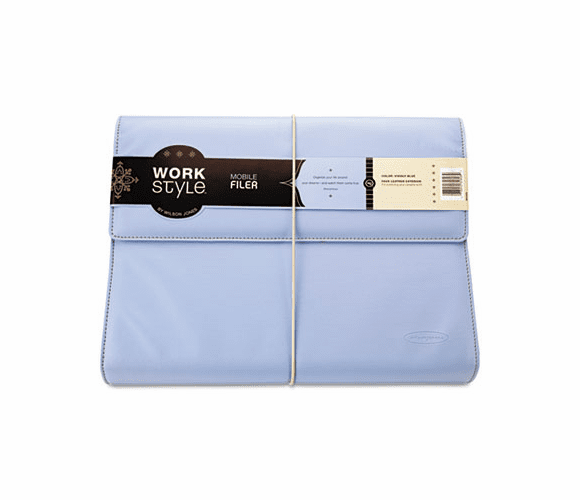 WLJ31808 WorkStyle Cut and Sewn Filer, One Pocket, Two Inch Capacity, Letter, Blue By ACCO BRANDS, INC.