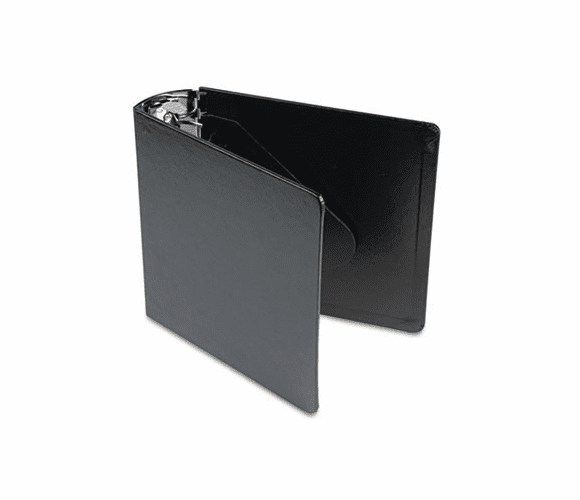 WLJ34449NLH Heavyweight Casebound DublLock Round Ring Binder, 11 x 8-1/2, 3" Cap, Black By WILSON JONES CO.