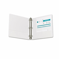 WLJ36244W Economy Vinyl Round Ring View Binder, 11 x 8-1/2, 2" Capacity, White By WILSON JONES CO.