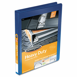 WLJ36313BL Vinyl Round Ring Locking View Binder, 1/2" Capacity, Dark Blue By WILSON JONES CO.