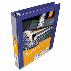WLJ36314BL Vinyl Round Ring Locking View Binder, 1" Capacity, Blue By WILSON JONES CO.