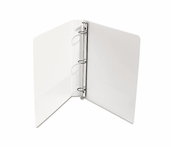 WLJ36314W Vinyl Round Ring Locking View Binder, 1" Capacity, White By WILSON JONES CO.