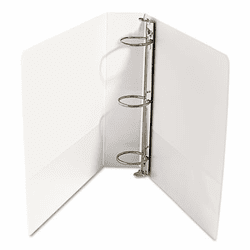 WLJ36344W Vinyl Round Ring Locking View Binder, 2" Capacity, White By WILSON JONES CO.
