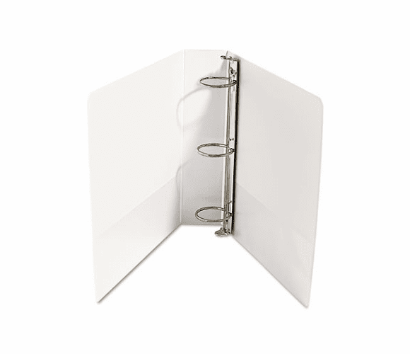 WLJ36344W Vinyl Round Ring Locking View Binder, 2" Capacity, White By WILSON JONES CO.