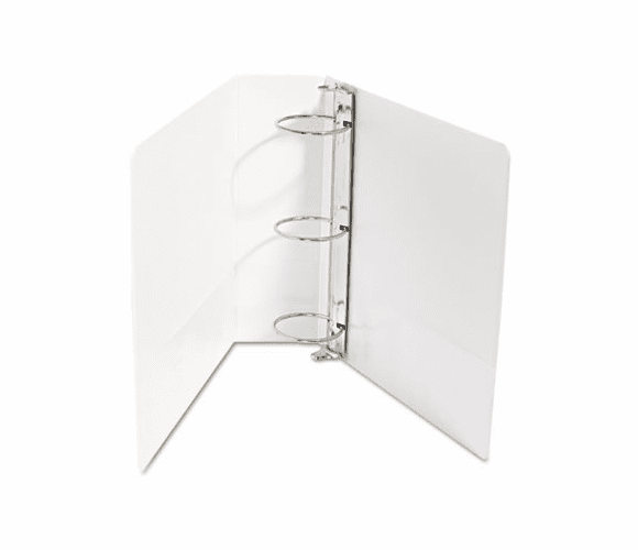 WLJ36349W Vinyl Round Ring Locking View Binder, 3" Capacity, White By WILSON JONES CO.