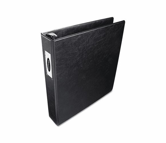 WLJ36434NB Locking No-Gap Round Ring Binder With Label Holder, 1-1/2" Capacity, Black By WILSON JONES CO.