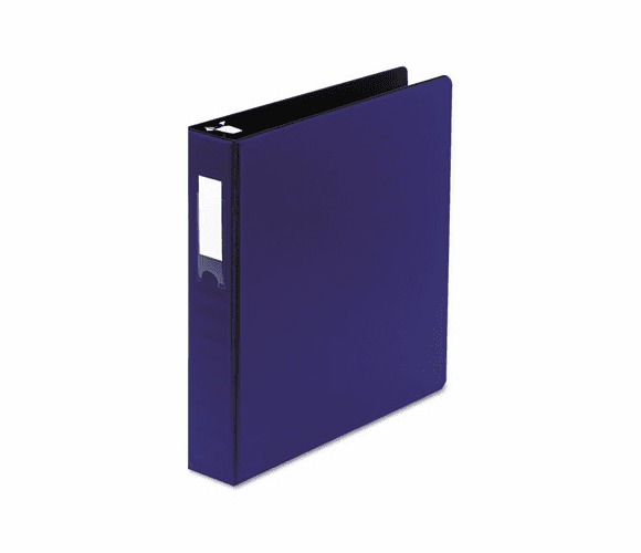 WLJ36434NBL Locking No-Gap Round Ring Binder With Label Holder, 1-1/2" Capacity, Dark Blue By WILSON JONES CO.