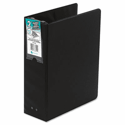 WLJ36544B Large Capacity Hanging Post Binder, 11 x 8-1/2, 2" Capacity, Black By WILSON JONES CO.