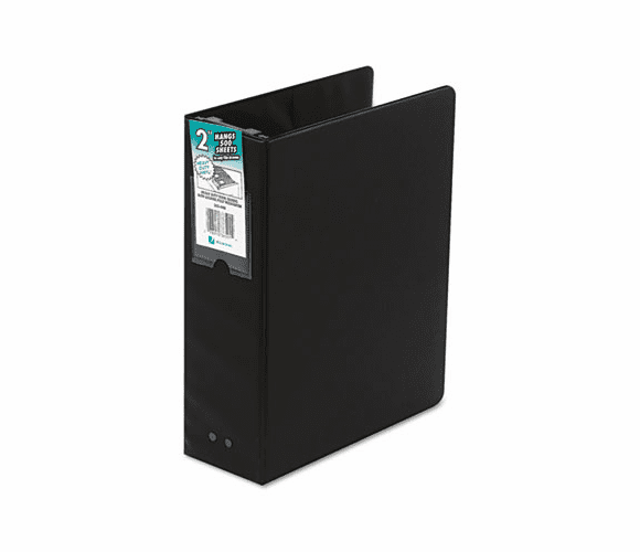 WLJ36544B Large Capacity Hanging Post Binder, 11 x 8-1/2, 2" Capacity, Black By WILSON JONES CO.