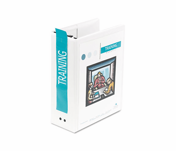 WLJ36549W Hanging View Binder With Fliplock Post Mechanism, 3" Capacity, White By WILSON JONES CO.