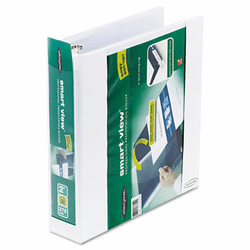 WLJ36620 Smart-View Vinyl Round Ring View Binder, 2" Capacity, White By WILSON JONES CO.