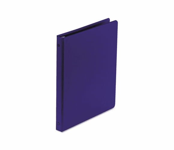 WLJ36813NBL Basic Vinyl Round Ring Binder, 1/2" Capacity, Dark Blue By WILSON JONES CO.