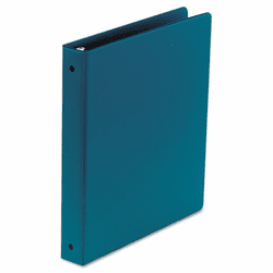 WLJ36814NG Basic Vinyl Round Ring Binder, 1" Capacity, Green By WILSON JONES CO.