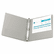WLJ36814NM Basic Vinyl Round Ring Binder, 1" Capacity, Gray By WILSON JONES CO.