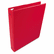 WLJ36814NR Basic Vinyl Round Ring Binder, 1" Capacity, Red By WILSON JONES CO.