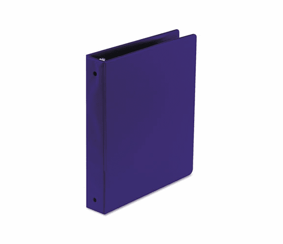 WLJ36834NBL Basic Vinyl Round Ring Binder, 1-1/2" Capacity, Dark Blue By WILSON JONES CO.
