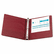 WLJ36834NC Basic Vinyl Round Ring Binder, 1-1/2" Capacity, Burgundy By WILSON JONES CO.