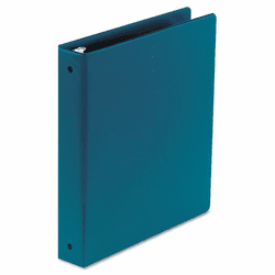 WLJ36834NG Basic Vinyl Round Ring Binder, 1-1/2" Capacity, Green By WILSON JONES CO.