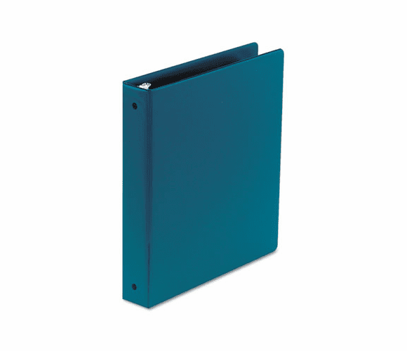 WLJ36834NG Basic Vinyl Round Ring Binder, 1-1/2" Capacity, Green By WILSON JONES CO.