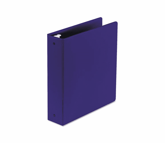 WLJ36844NBL Basic Vinyl Round Ring Binder, 2" Capacity, Dark Blue By WILSON JONES CO.