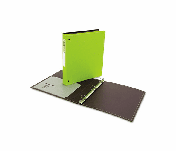 WLJ38204 Foam Polypropylene Ring Binder, 11 x 8-1/2, 1" Capacity, Green By WILSON JONES CO.