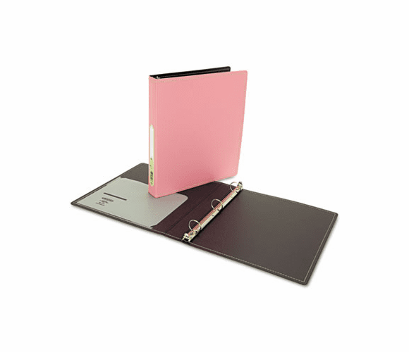 WLJ38206 Foam Polypropylene Ring Binder, 11 x 8-1/2, 1" Capacity, Pink By WILSON JONES CO.