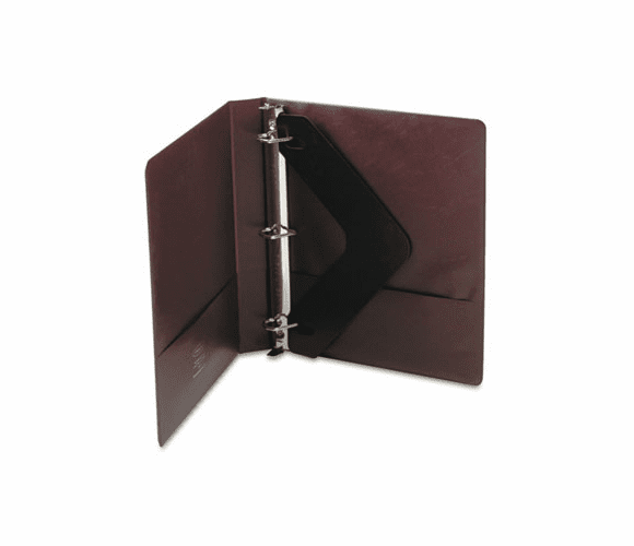 WLJ38414C Heavy-Duty No-Gap D-Ring Binder With Label Holder, 1" Capacity, Burgundy By WILSON JONES CO.
