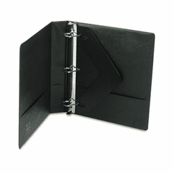 WLJ38434B Heavy-Duty No-Gap D-Ring Binder With Label Holder, 1-1/2" Capacity, Black By WILSON JONES CO.