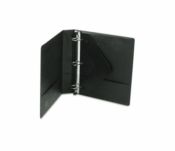 WLJ38434B Heavy-Duty No-Gap D-Ring Binder With Label Holder, 1-1/2" Capacity, Black By WILSON JONES CO.