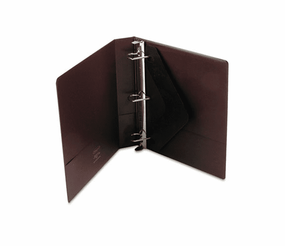 WLJ38434C Heavy-Duty No-Gap D-Ring Binder With Label Holder, 1-1/2" Capacity, Burgundy By WILSON JONES CO.