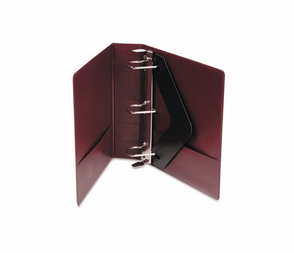 WLJ38444C Heavy-Duty No-Gap D-Ring Binder With Label Holder, 2" Capacity, Burgundy By WILSON JONES CO.