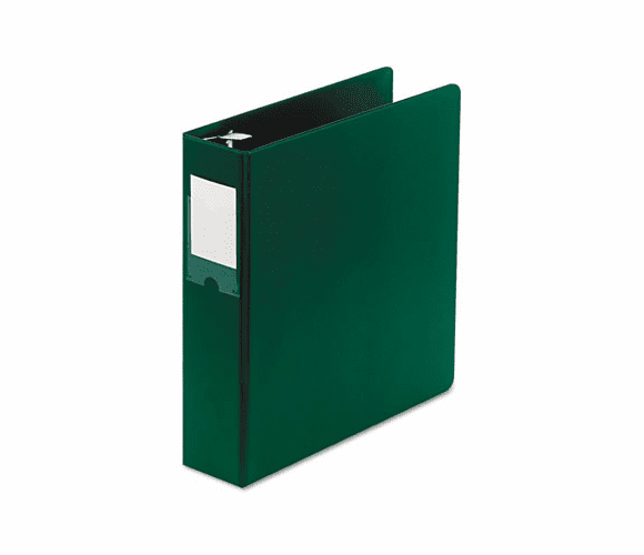 WLJ38444G Heavy-Duty No-Gap D-Ring Binder With Label Holder, 2" Capacity, Hunter Green By WILSON JONES CO.