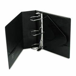 WLJ38454B Heavy-Duty No-Gap D-Ring Binder With Label Holder, 4" Capacity, Black By WILSON JONES CO.