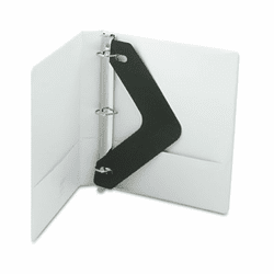 WLJ38514W Heavy-Duty D-Ring Vinyl View Binder, 1" Capacity, White By WILSON JONES CO.