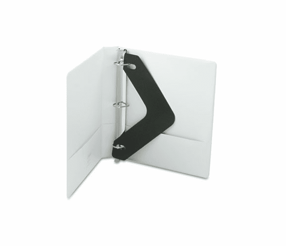 WLJ38514W Heavy-Duty D-Ring Vinyl View Binder, 1" Capacity, White By WILSON JONES CO.