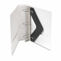 WLJ38544W Heavy-Duty D-Ring Vinyl View Binder, 2" Capacity, White By WILSON JONES CO.