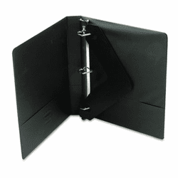 WLJ38614B Basic D-Ring Vinyl View Binder, 1" Capacity, Black By WILSON JONES CO.