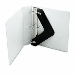 WLJ38644W Basic D-Ring Vinyl View Binder, 2" Capacity, White By WILSON JONES CO.