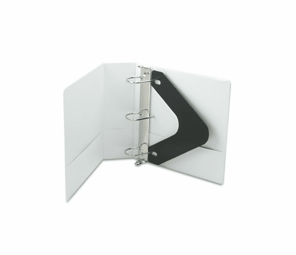 WLJ38649W Basic D-Ring Vinyl View Binder, 3" Capacity, White By WILSON JONES CO.